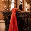 A&N Boutique Spain Collection Livnia Satin Gown - Orange