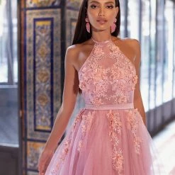 A&N Boutique Otavia Tulle Gown - Pink