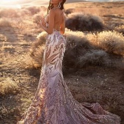 A&N Boutique A&N Luxe Ariya Sequin Gown - Rose Gold Made To Order