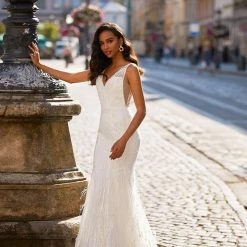 A&N Boutique A&N Luxe Seren Gown Boho Bridal