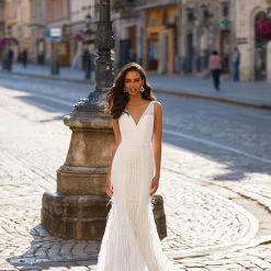 A&N Boutique A&N Luxe Seren Gown Boho Bridal