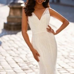 A&N Boutique A&N Luxe Seren Gown Boho Bridal