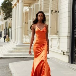 A&N Boutique Made To Order Diya - Orange