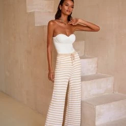 Alamour The Label Alexa Striped Pants Luxe Essentials