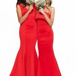 A&N Boutique Made To Order A&N Bridesmaids Lola Gown - Red