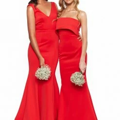 A&N Boutique A&N Bridesmaids Makayla Gown - Red
