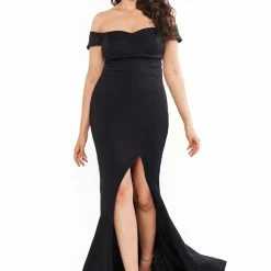 A&N Boutique Made To Order A&N Curve Belle Ponti Gown - Black