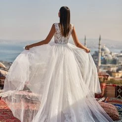 A&N Boutique Kadri Gown Boho Bridal