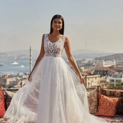 A&N Boutique Kadri Gown Boho Bridal