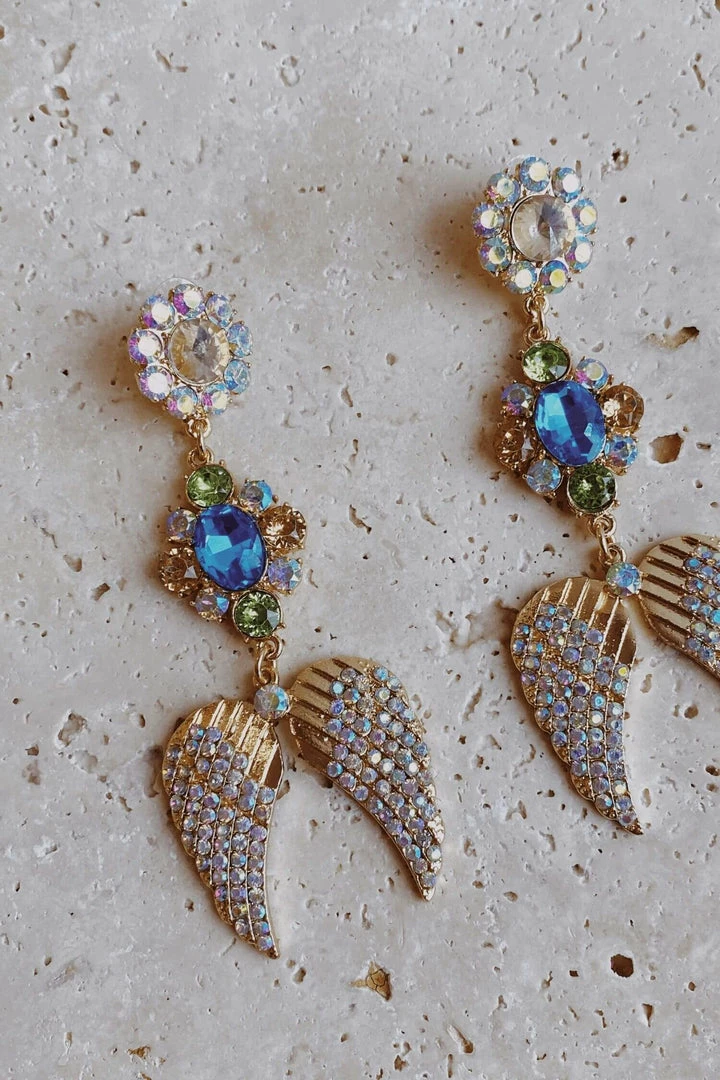 Glazori Jewels Glazori Zabrina Multi Crystal Statement Earrings 5 Glazori Jewels Glazori Zabrina Multi Crystal Statement Earrings