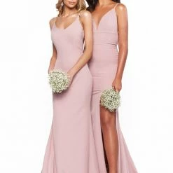 A&N Boutique A&N Bridesmaids Isabella Gown - Dusty Pink 9 A&N Boutique A&N Bridesmaids Isabella Gown - Dusty Pink