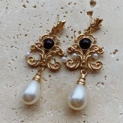 Glazori Jewels Glazori Seraphina Black Drop Earrings