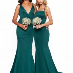 A&N Boutique A&N Bridesmaids Amira Gown - Emerald