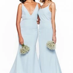 A&N Boutique A&N Bridesmaids Jada Gown - Sky Blue Made To Order