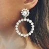Glazori Jewels Glazori Jamilla Pearl Hoop Earrings