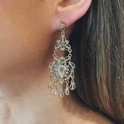 Glazori Jewels Glazori Genelle Statement Earrings - Gold & Silver