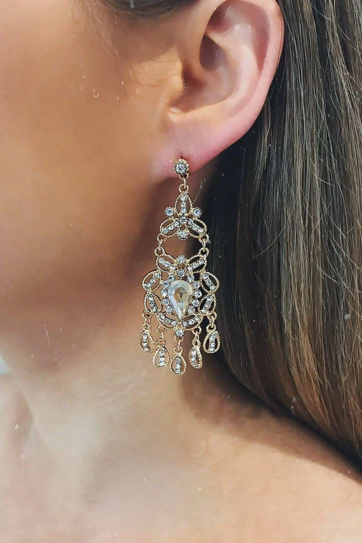 Glazori Jewels Glazori Genelle Statement Earrings - Gold & Silver 3 Glazori Jewels Glazori Genelle Statement Earrings - Gold & Silver