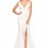 A&N Boutique A&N Luxe Cherie Beaded Gown - White Made To Order