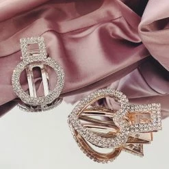 Glazori Jewels Rose Gold Crystal Heart Clip