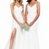 A&N Boutique Made To Order A&N Bridesmaids Anika Ponti Gown - White