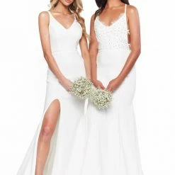 A&N Boutique A&N Bridesmaids Savannah Gown - White