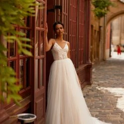 A&N Boutique A&N Luxe Carys Gown Boho Bridal 13 A&N Boutique A&N Luxe Carys Gown Boho Bridal