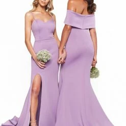 A&N Boutique Made To Order A&N Bridesmaids Elizabeth Ponti Gown - Lilac