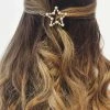 Glazori Jewels Clips Star Gold Pearl Hair Pin