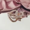 Glazori Jewels Rose Gold Crystal Heart Clip