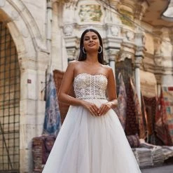 A&N Boutique Damla Gown Boho Bridal
