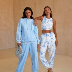Alamour The Label Kylie Oversized Joggers - Blue