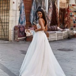 A&N Boutique Damla Gown Boho Bridal
