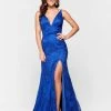 A&N Boutique Made To Order A&N Luxe Ayla Lace Gown - Royal Blue