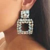 Glazori Jewels Glazori Isabella Blue Crystal Statement Earrings