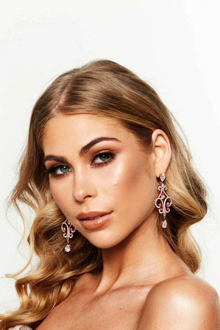 Glazori Jewels Glazori Harper Crystal Teardrop Earrings 4 Glazori Jewels Glazori Harper Crystal Teardrop Earrings