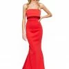 A&N In Stock A&N Lola Gown - Red Mermaid Train