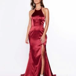 Clearance Sale A&N Luxe Kiara Satin Gown - Multiple Colours
