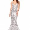 A&N Boutique A&N Luxe Mariana Sequin Gown - Silver Made To Order