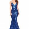 A&N Boutique A&N Luxe Mariana Sequin Gown - Royal Blue