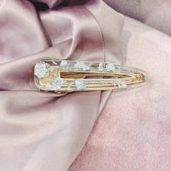 Glazori Jewels Translucent Clip With Silver Foil Clips