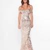A&N Boutique A&N Luxe Mia Sequin Gown - Rose Gold 1 A&N Boutique A&N Luxe Mia Sequin Gown - Rose Gold