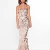 A&N Boutique A&N Valery Sequin Gown - Rose Gold