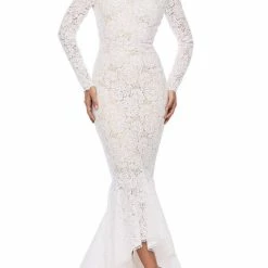 Alamour The Label Margarita Lace Gown - Ivory