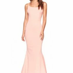 A&N Boutique A&N Luxe Imani Gown - Peach Made To Order 7 A&N Boutique A&N Luxe Imani Gown - Peach Made To Order