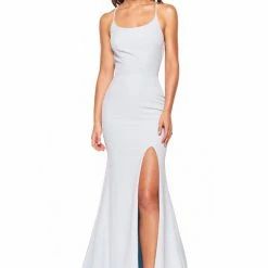 A&N Boutique Made To Order A&N Luxe Chiara Gown - Sky Blue
