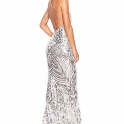 A&N Boutique A&N Luxe Inaya Gown - Silver Made To Order