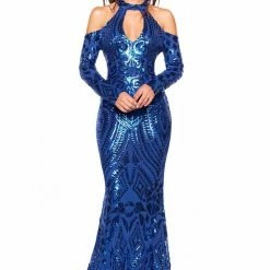 A&N Boutique A&N Luxe Sierra Gown - Royal Blue Made To Order