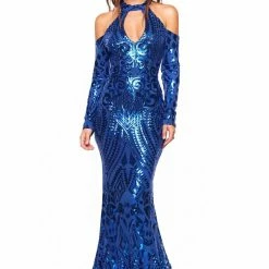 A&N Boutique A&N Luxe Sierra Gown - Royal Blue Made To Order
