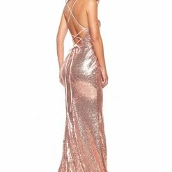 A&N Boutique A&N Luxe Stephanie Gown - Rose Gold