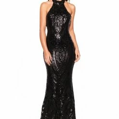 A&N Boutique A&N Luxe Inaya Gown - Black Made To Order